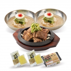 釜山熟成豚カルビ冷麺セット(부산숙성돼지갈비냉면세트)